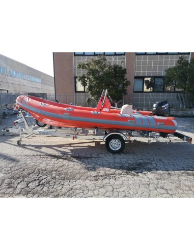 Rimorchio Pima Ti10 | Portabarca Frenato 1000 kg