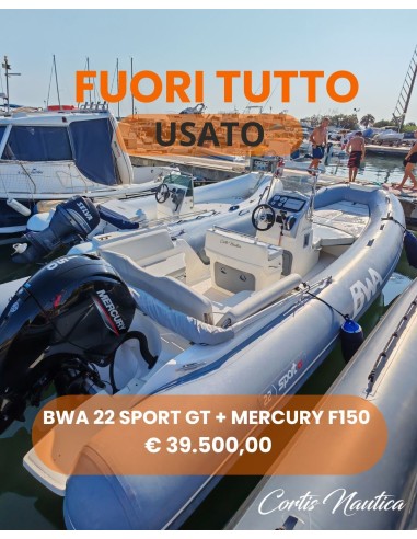 BWA Sport GT22 con Mercury F150L